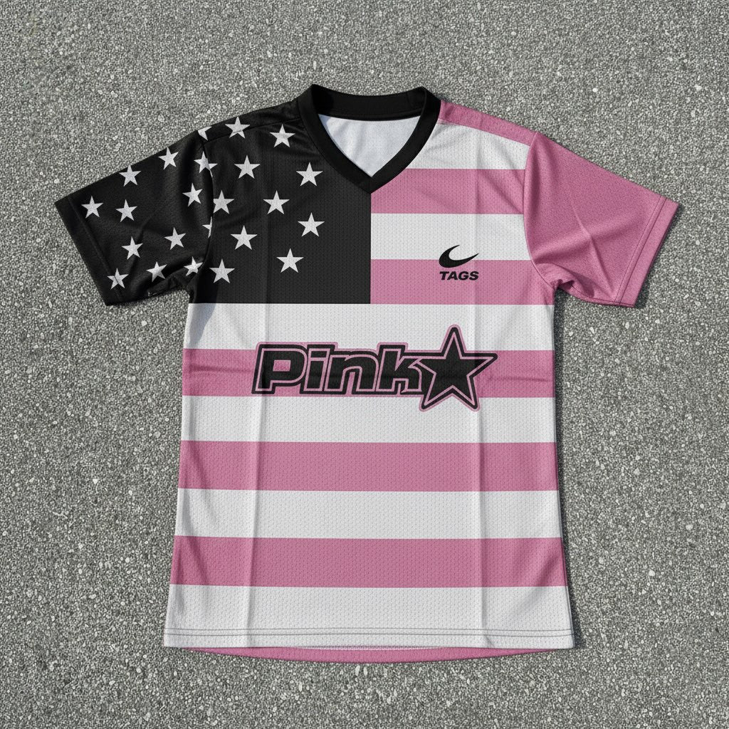 Pink Tape Jersey