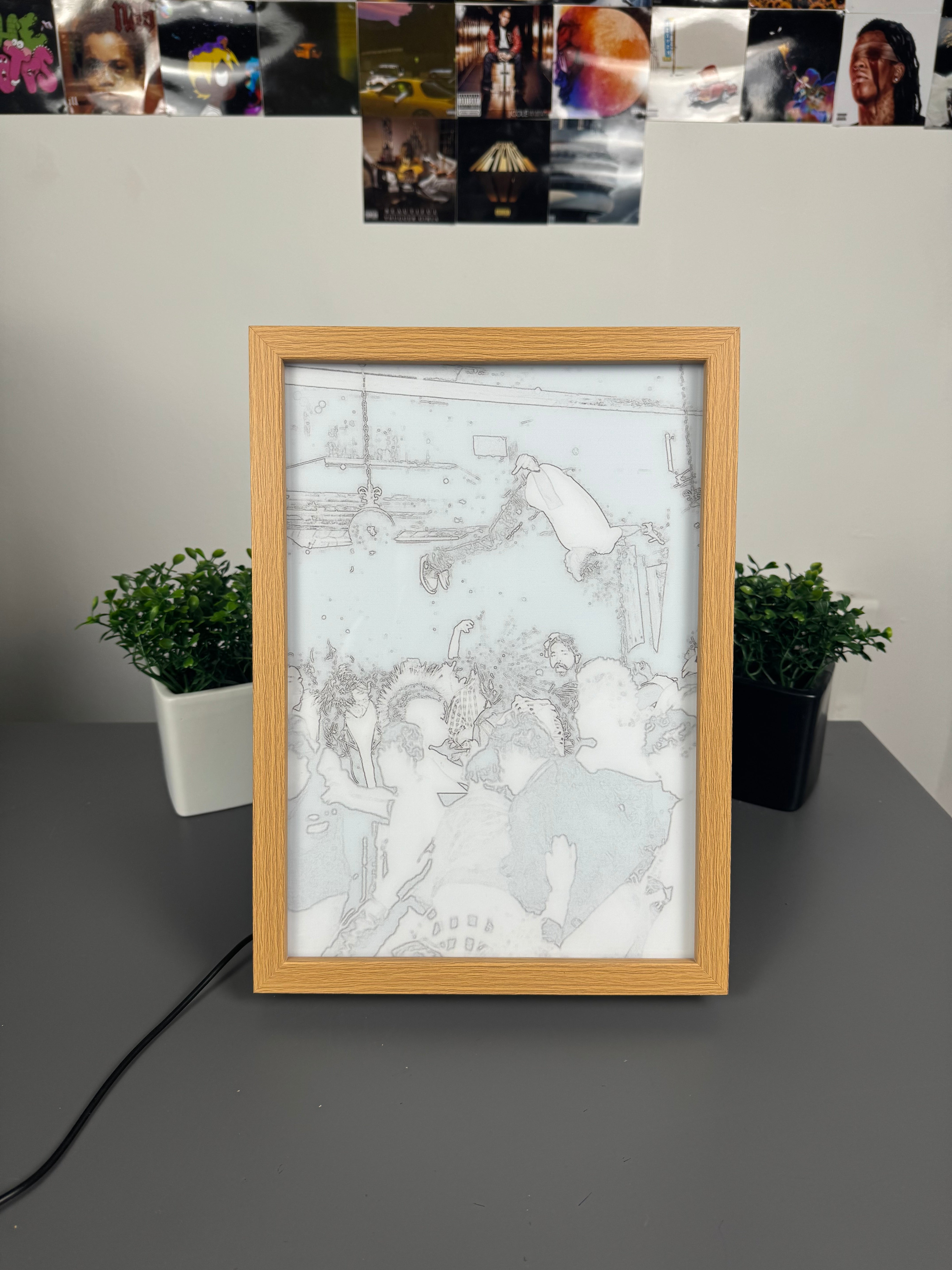 Die Lit Light Up Painting